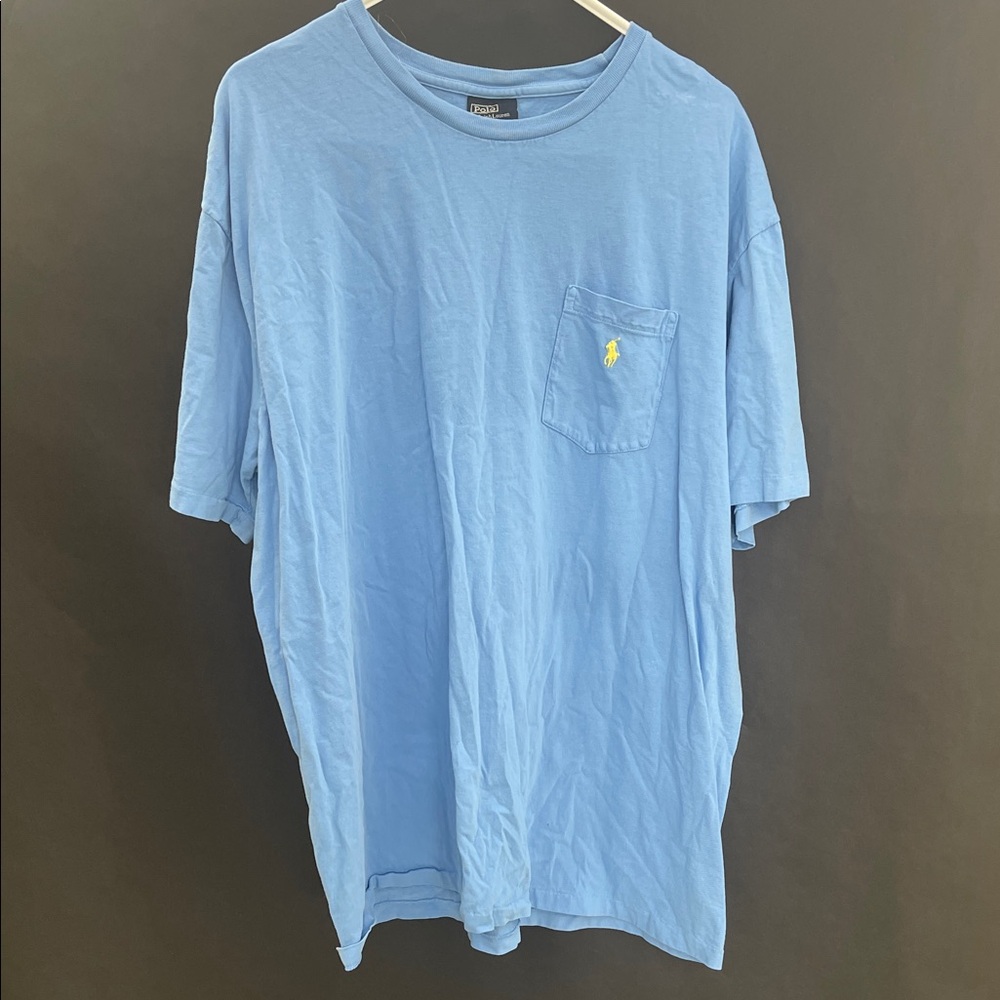 Polo by Ralph Lauren Men's Light Blue Tee